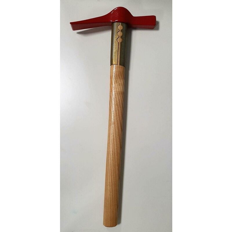 foto del prodotto martellina manico in legno tipo muratore gr.400 mass