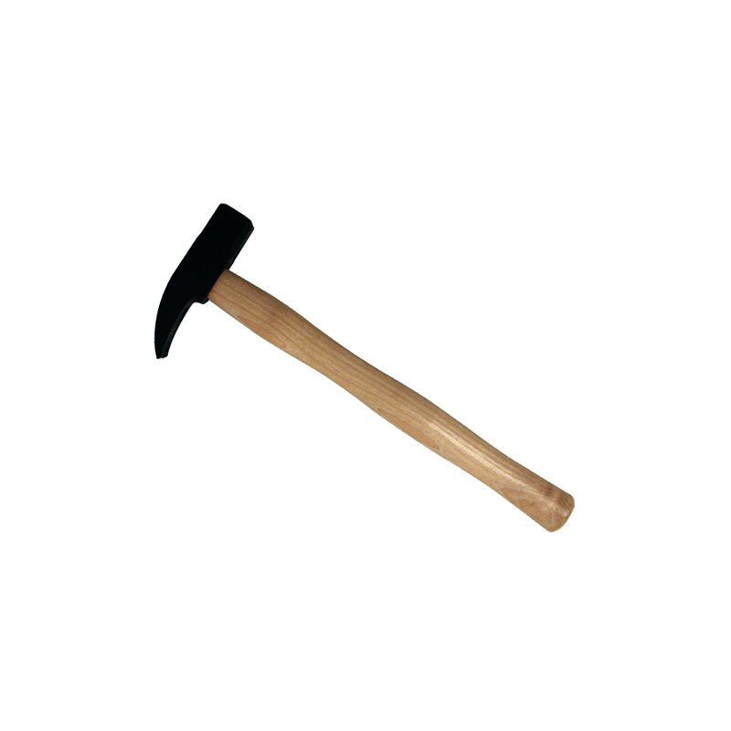 foto del prodotto martello a granchio in acciaio forgiato con manico legno gr.100