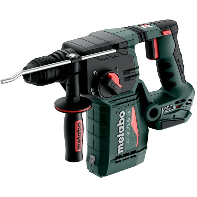 foto del prodotto martello combinato a batteria metabo kh 18 ltx bl 24 senza batteria e caricabatterie in metabox 165 l