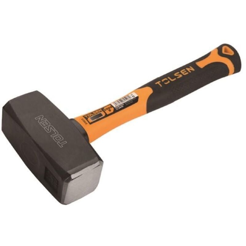 foto del prodotto martello con impugnatura in gomma e manico in fibra poligrip da 2kg - 25013t