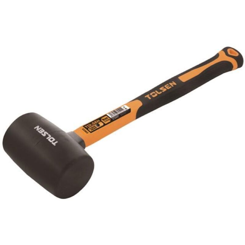 immagine 0 del prodotto martello in gomma manico fibra 900gr tolsen