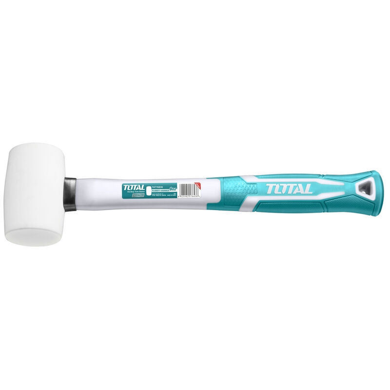 foto del prodotto martello mazzuola mazzetta in gomma 220g piastrelle pro total
