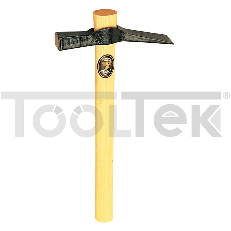 foto del prodotto martello muratore mattoni scalpello 400gr manico angelo bergamasco