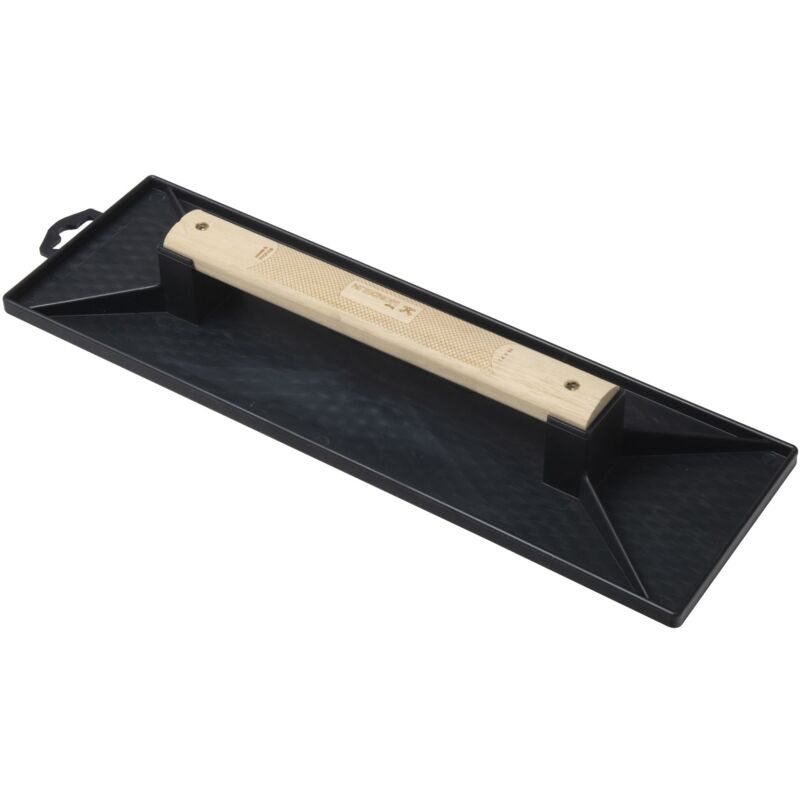 foto del prodotto martello nero con manico in legno mondelin 14x44 cm