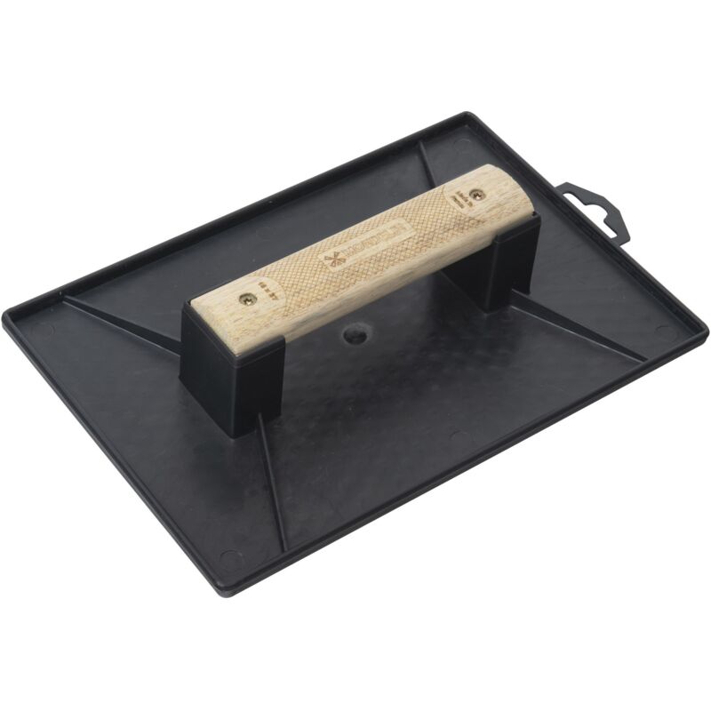 foto del prodotto martello nero con manico in legno mondelin 18x27 cm