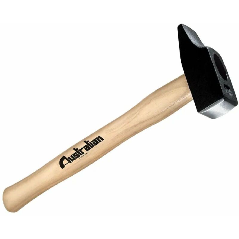 foto del prodotto martello per fabbro tipo francese con manico in legno resistente -1500 gr - manico 380 mm