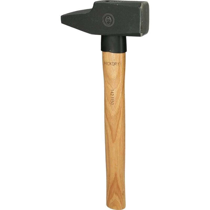 foto del prodotto martello per meccanica, manico in hickory, forma francese, 1500 g