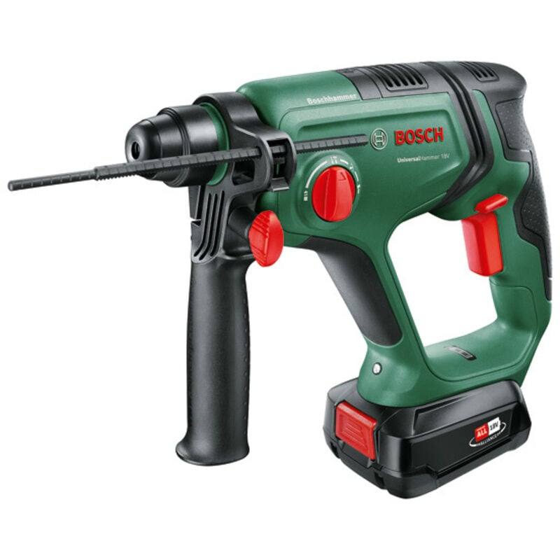 foto del prodotto martello perforatore a batteria universalhammer 18v, 1 batteria pba 18 v 2,5 ah, valigetta portautensili