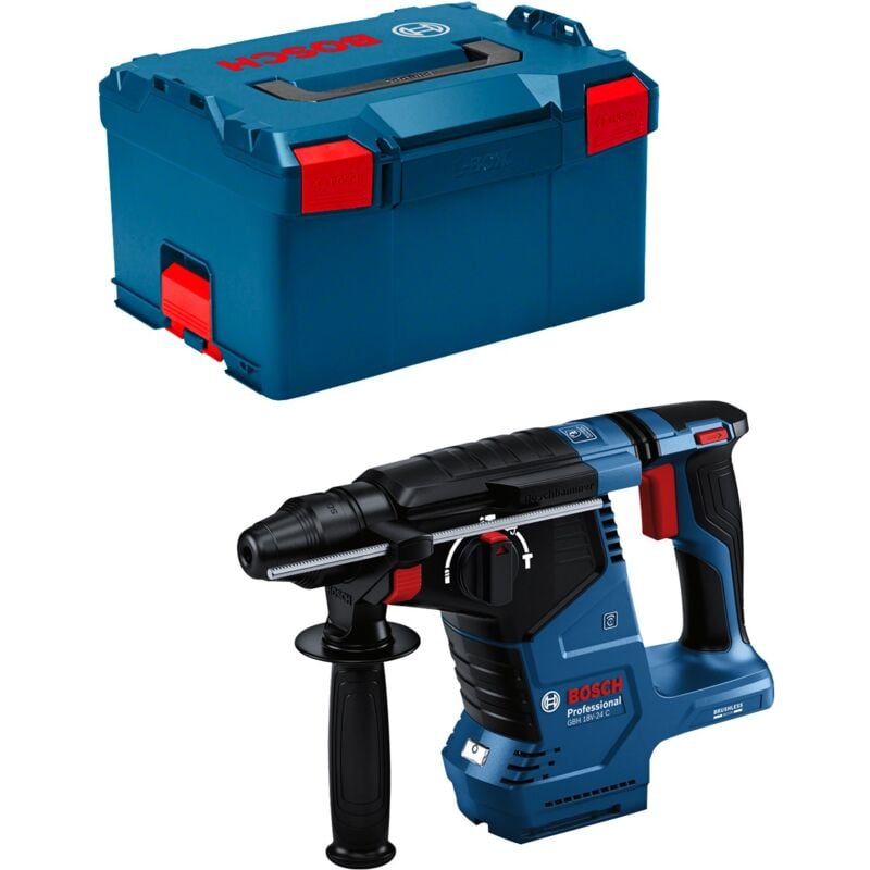 foto del prodotto martello perforatore bosch gbh 18v 24 c solo corpo l boxx 238 impugnatura 