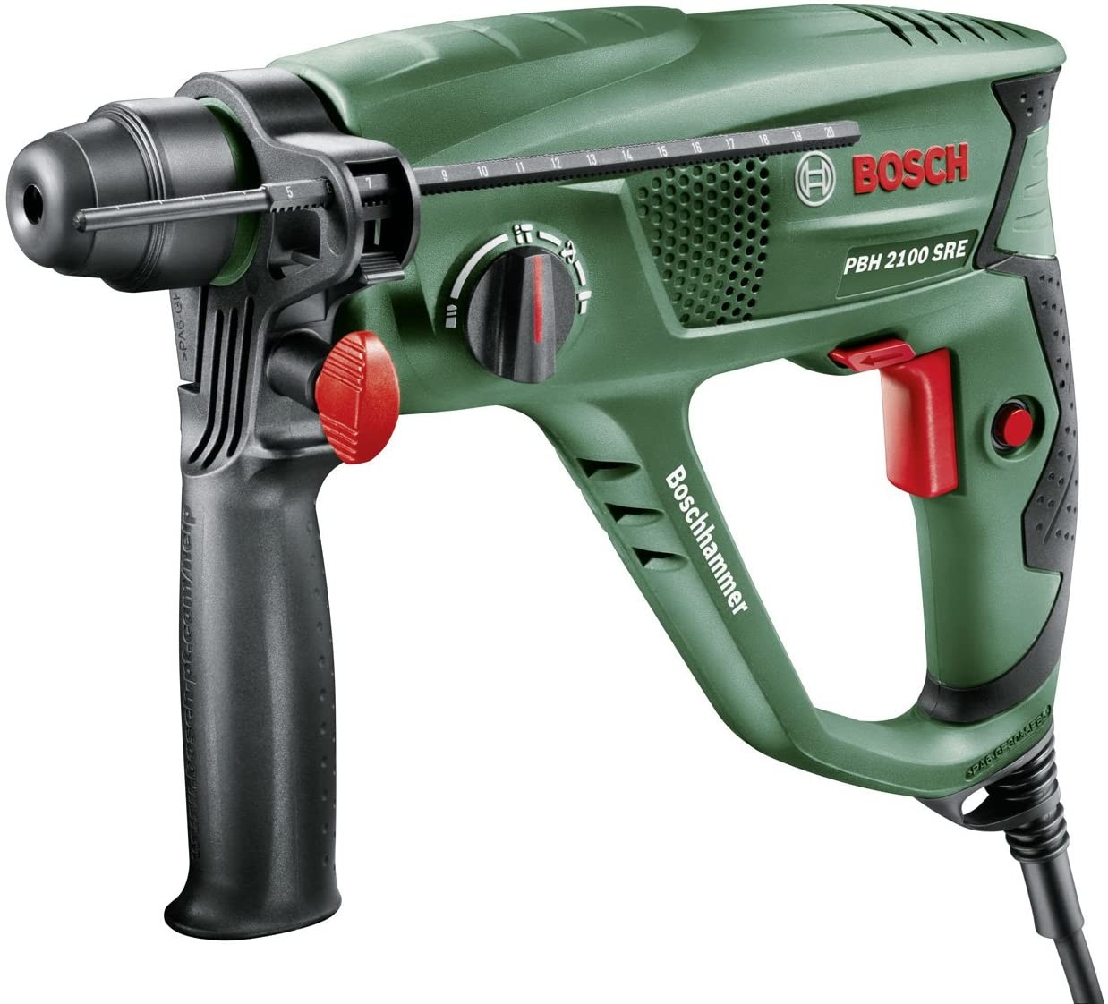 foto del prodotto martello perforatore bosch v 600w pbh sre kit