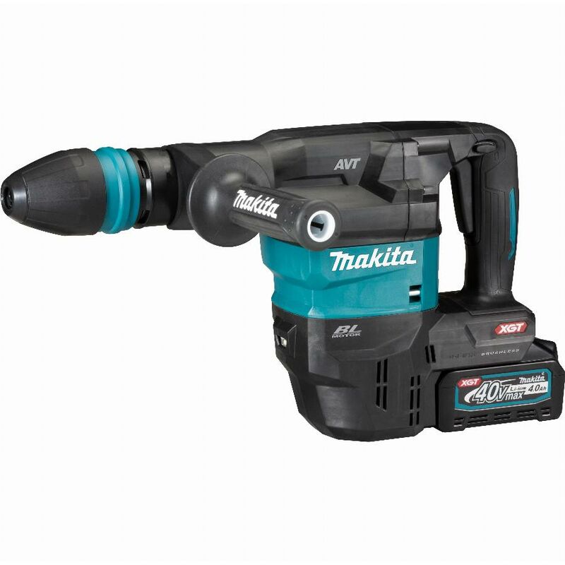 foto del prodotto martello pneumatico 36v makita 2 batt. bl4040 caricabatterie dc40ra hm001gm201
