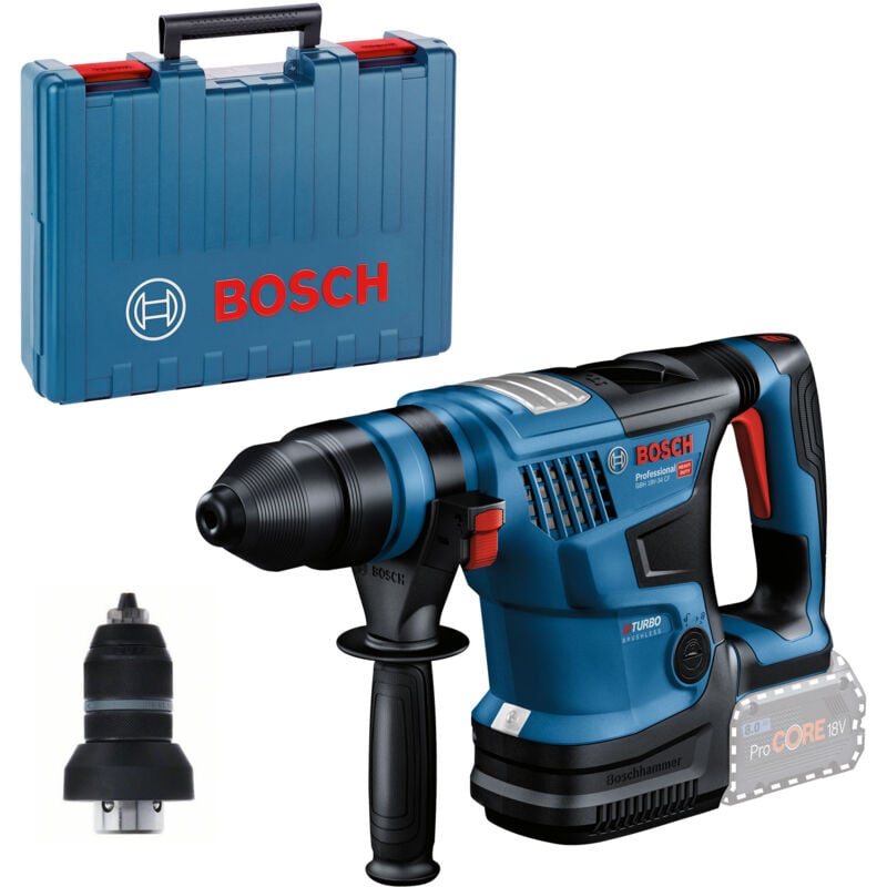 foto del prodotto martello rotante a batteria bosch biturbo gbh 18v 34 cf senza batteria senza caricabatterie in valigetta