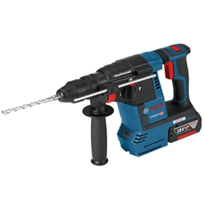 foto del prodotto martello rotativo a batteria bosch gbh 18v-26 f senza batteria e caricabatterie gde 18v-16 in l-boxx 238