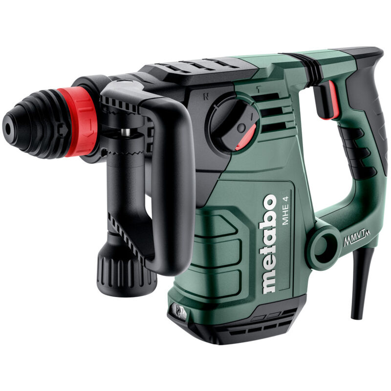 foto del prodotto martello scalpellatore a batteria metabo mh4, sds plus, 4,2 joule in metabox 185 xl
