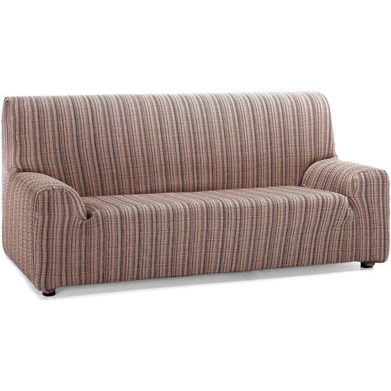 foto del prodotto martina home mejico copridivano elasticizzato, marrone, 3 posti, larghezza da 180 a 240 cm