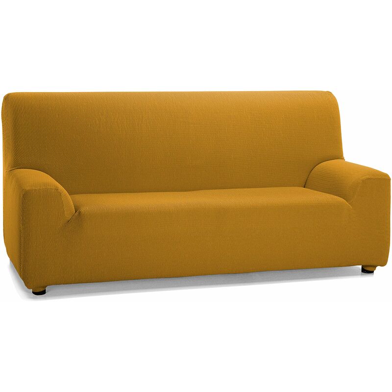 foto del prodotto martina home tunez, copridivano elastico, tela 50 poliestere, 45 cotone, 5 elastan , mostarda, 4 posti 240 270 cm larghezza 
