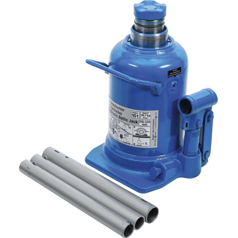 foto del prodotto martinetto idraulico 10t doppio cilindro ad alto sollevamento bgs technic