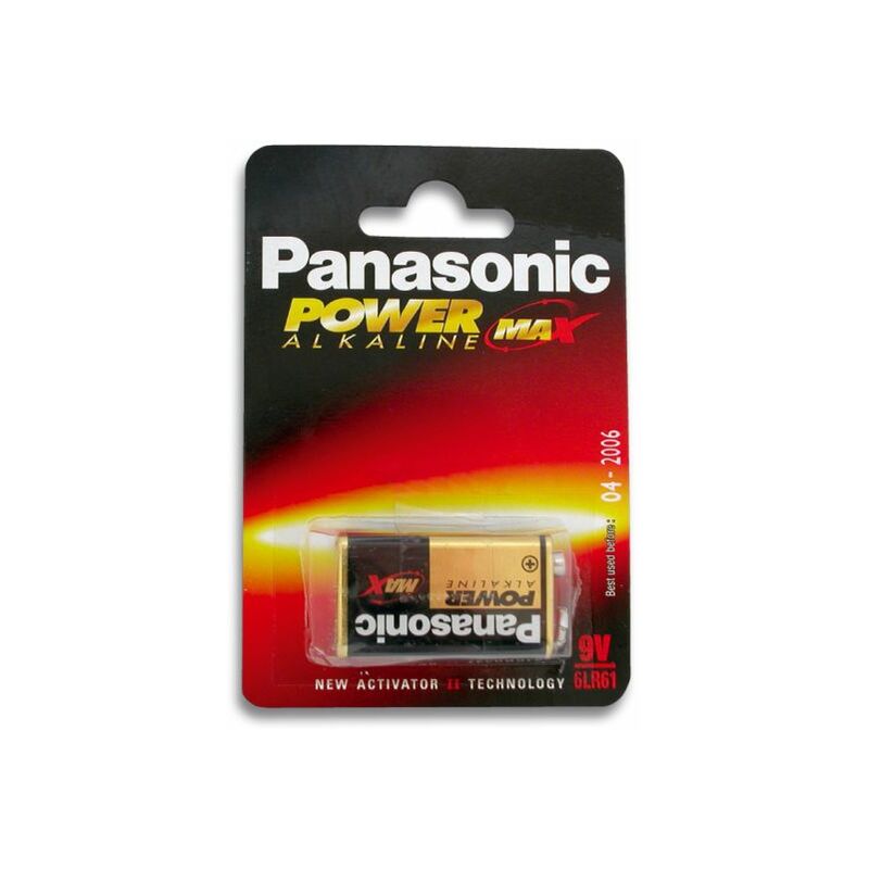 foto del prodotto martinez albainox batterie panasonic 6lr61 confezione 1 batteria 90013