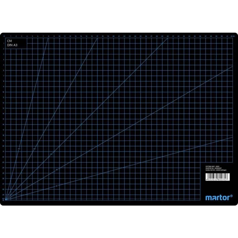 foto del prodotto martor tappetino da taglio plastica l x l x a 440 x 320 x 3 mm nero 1 pz.