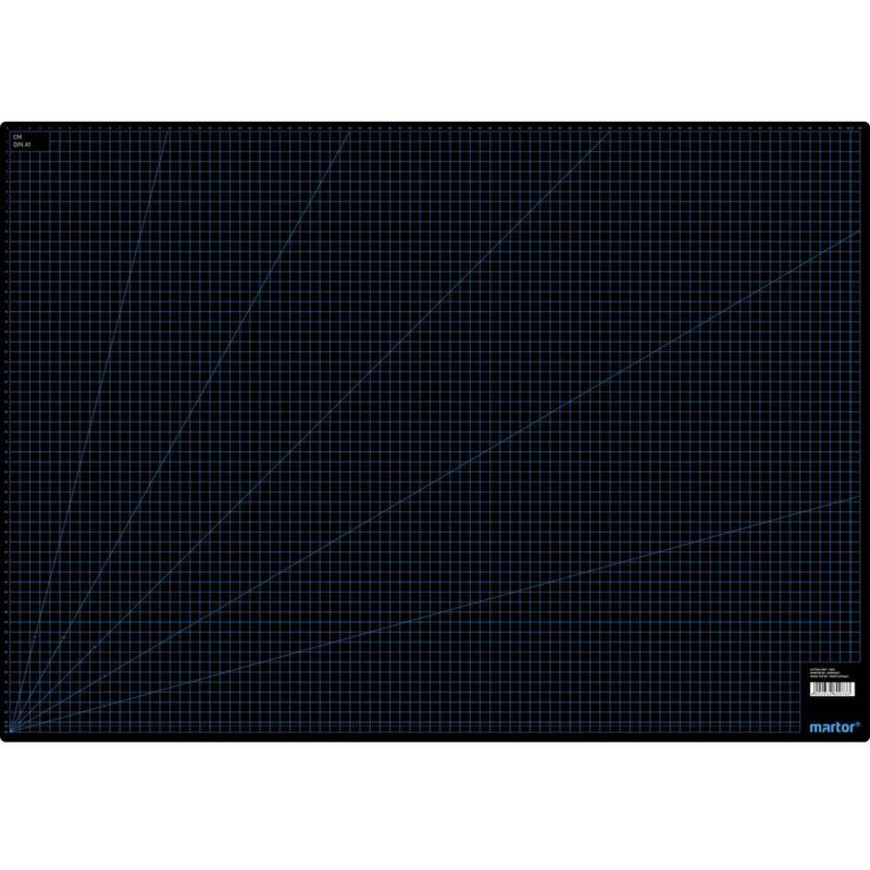 foto del prodotto martor tappetino da taglio plastica l x l x a 870 x 620 x 3 mm nero 1 pz.
