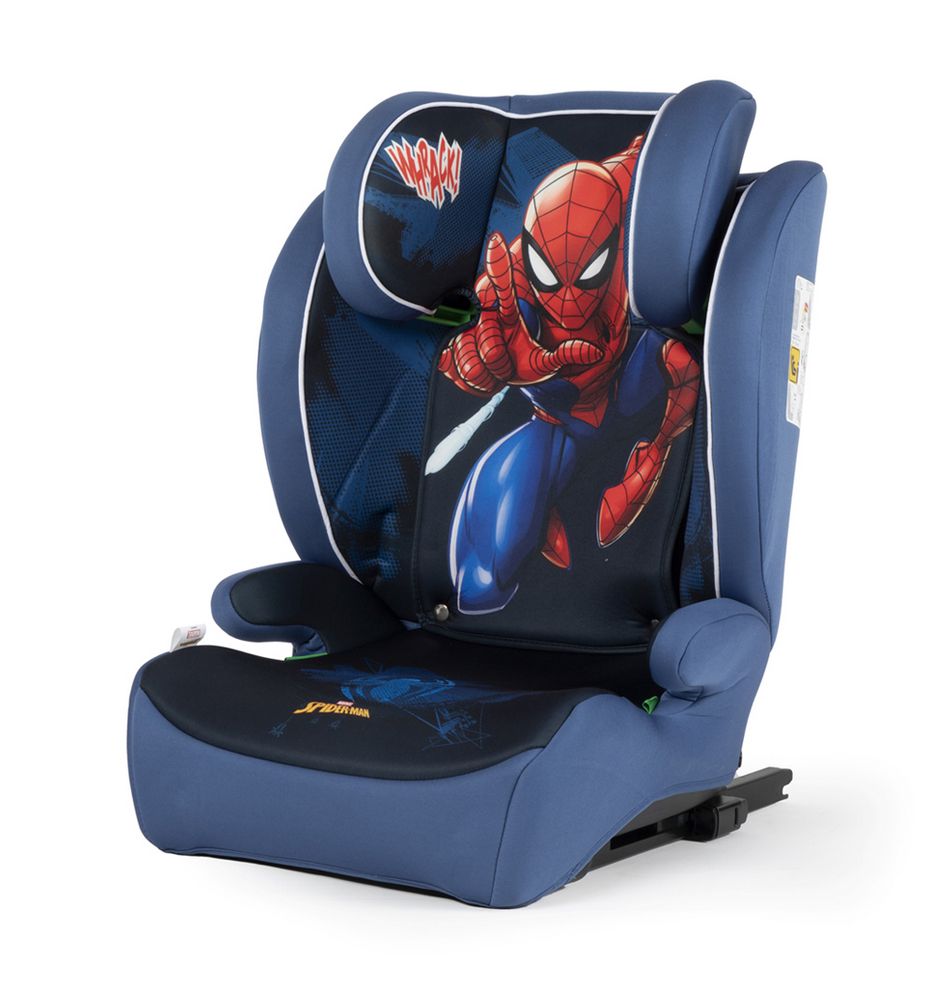 foto del prodotto marvel seggiolino auto spiderman con attacco isofix per bambini con altezza da 100 a 150 cm