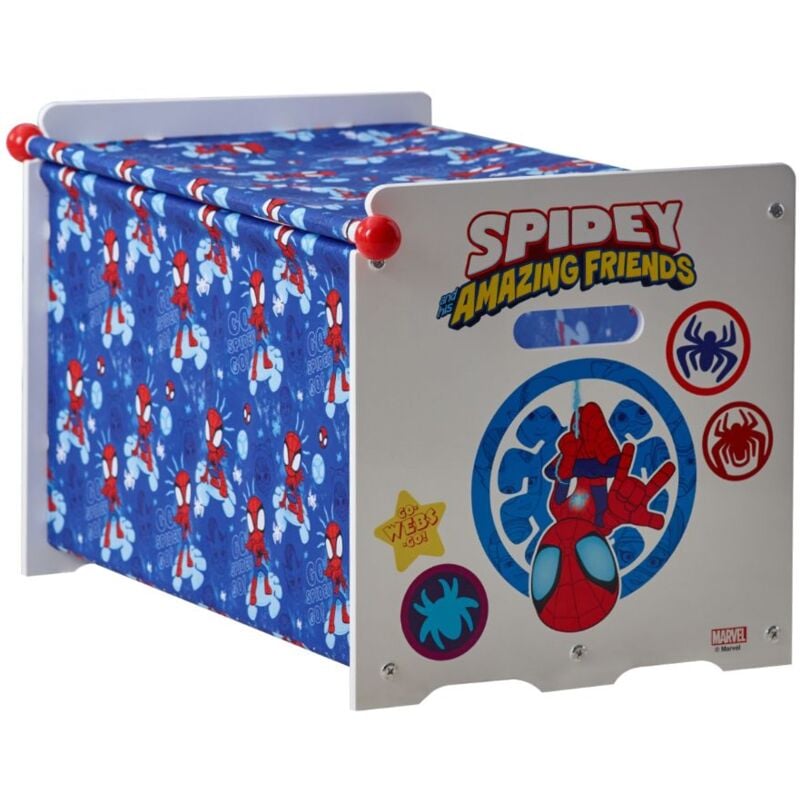 foto del prodotto marvel spiderman cassapanca portagiochi in legno e tessuto