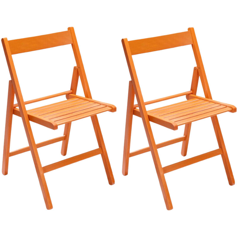 foto del prodotto marvin sedia in legno pieghevole birreria colorata interno o esterno salvaspazio richiudibile da campeggio giardino cucina legno massello di faggio