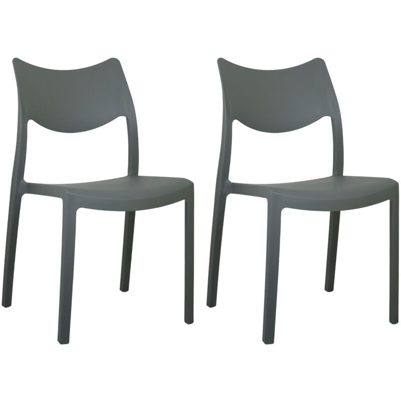 foto del prodotto marvin sedia in polipropilene manu arredo di design sedia per esterno e interno impilabile sedie moderne resistenti sedia per giardino cucina 2
