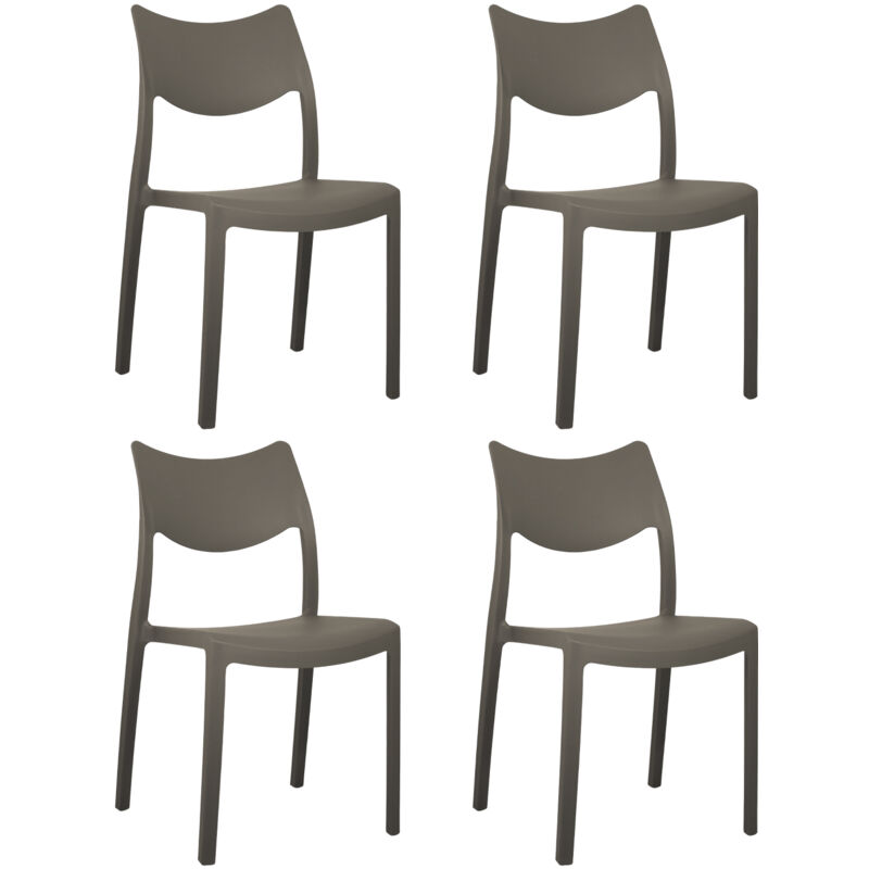 foto del prodotto marvin sedia in polipropilene manu arredo di design sedia per esterno e interno impilabile sedie moderne resistenti sedia per giardino cucina 4