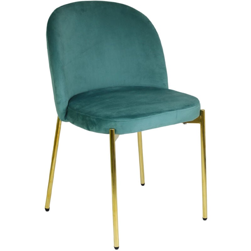 foto del prodotto marvin sedia in velluto con gambe oro chiara sedie in metallo dorato poltroncina con seduta imbottita per sala da pranzo salotto soggiorno design