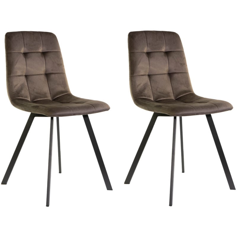 foto del prodotto marvin sedia in velluto taormina con struttura monoscocca in metallo nero e seduta imbottita, poltroncina di design moderno per casa ufficio sala