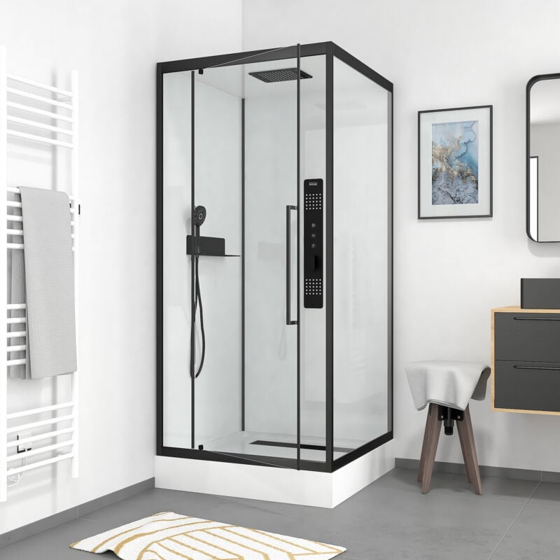 foto del prodotto marwell cabina doccia quadrata 90x90x217 cm factory 2 square