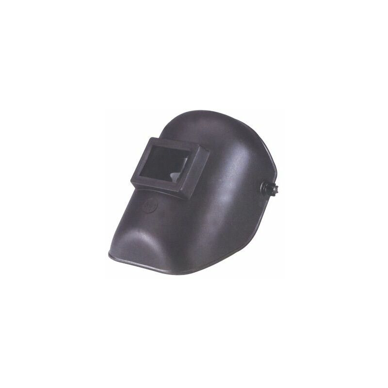 foto del prodotto maschera a casco di sicurezza per saldare con crociera regolabile portavetro 75x98 mm.