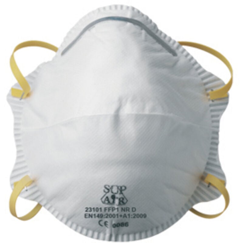 foto del prodotto maschera antipolvere aerosol ffp1 3 pz3 pezzi