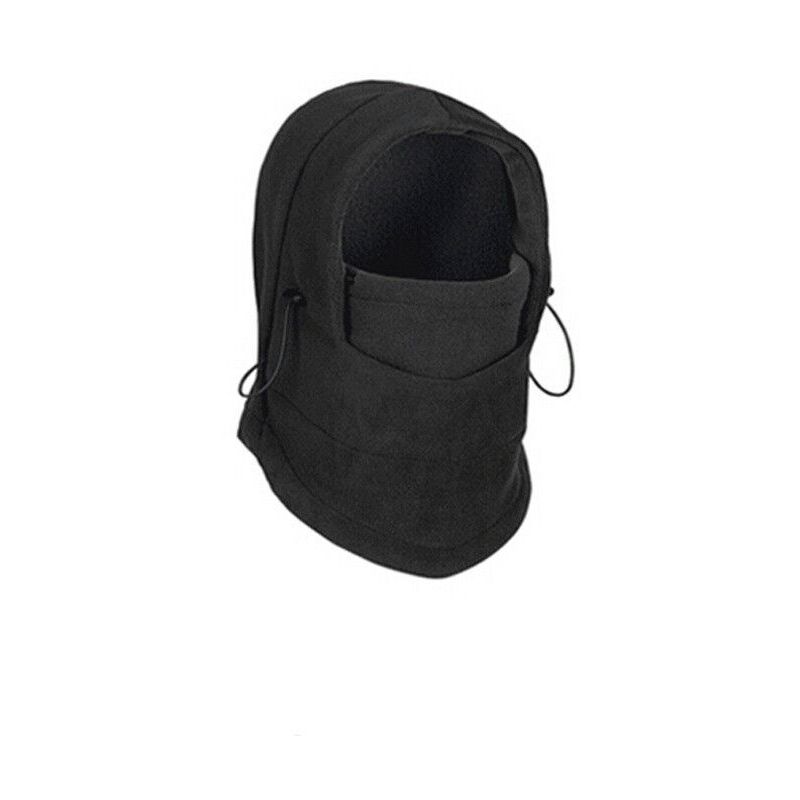 foto del prodotto maschera antivento invernale, maschera da sci per motociclista in caldo pile, cappuccio multifunzionale, berretto da motociclista, taglia universale