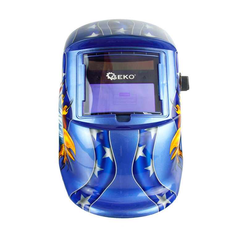foto del prodotto maschera automatica lcd autoscurante saldatura casco saldare geko g01878