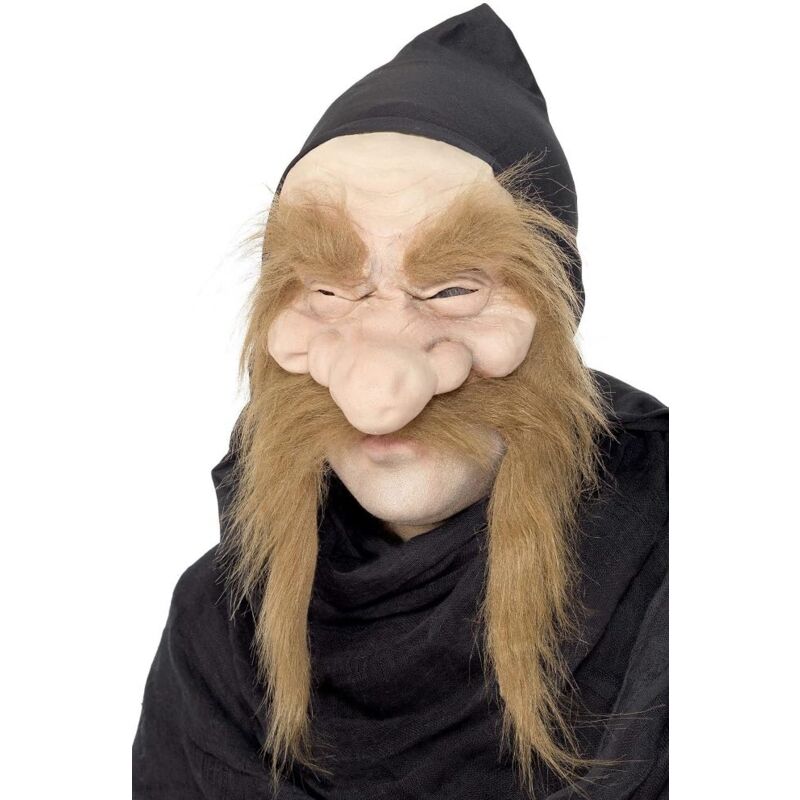 foto del prodotto maschera cercatore d oro, mezza maschera, lattice smiffys