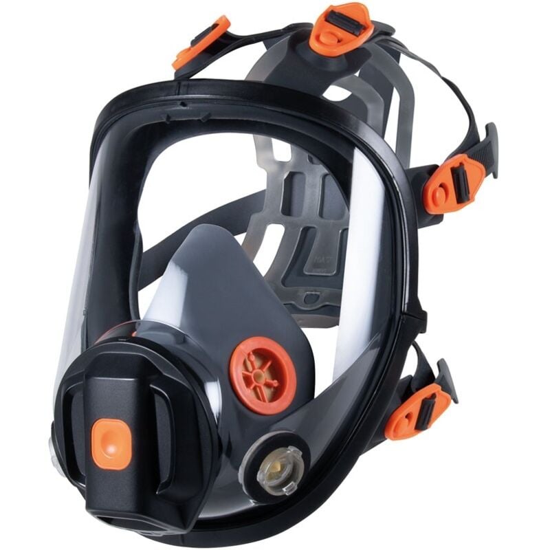 foto del prodotto maschera facciale intera filtrante bi filtro cofra bayonair nero l