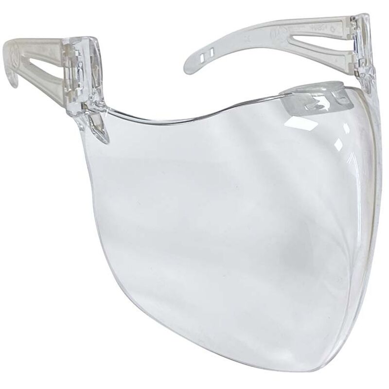 foto del prodotto maschera facciale protettiva policarbonato, colore trasparente