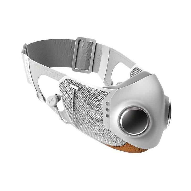 foto del prodotto maschera high tech maschera protettiva a doppia valvola maschera antipolvere bianca 1 con luce