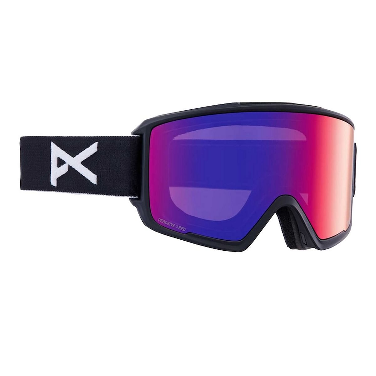 foto del prodotto maschera m3 mfi black perceive sunny red