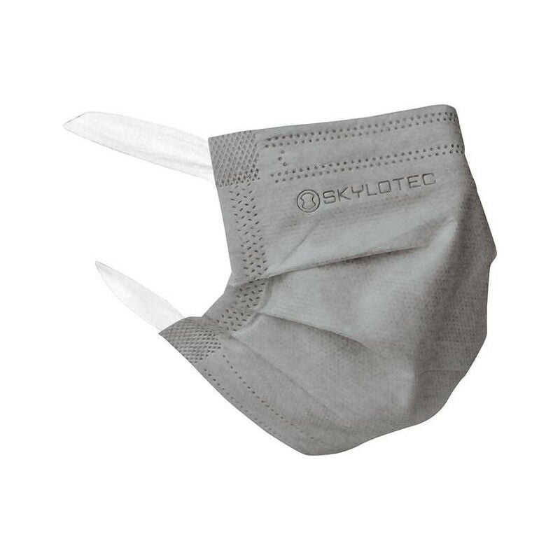 foto del prodotto maschera respiratoria med iir. scatola di 50 pezzi. grigio