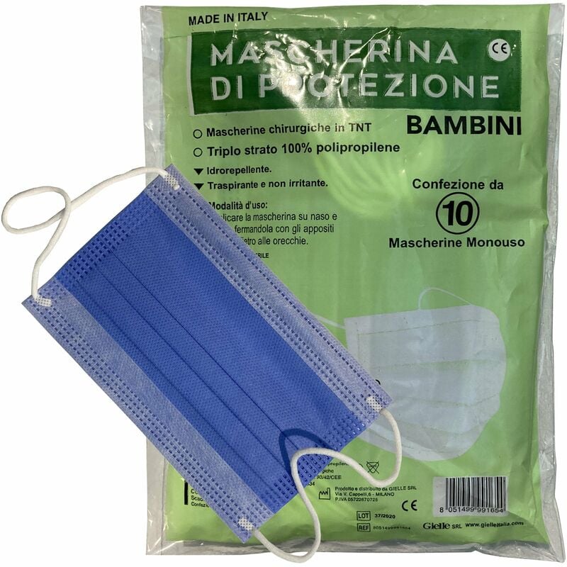 foto del prodotto mascherina chirurgica bambino pz 10