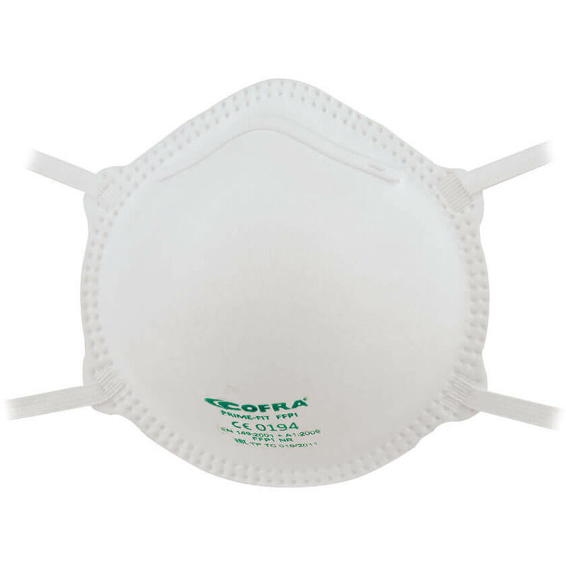 foto del prodotto mascherina ffp1 p polveri fumi nebbia cf.20