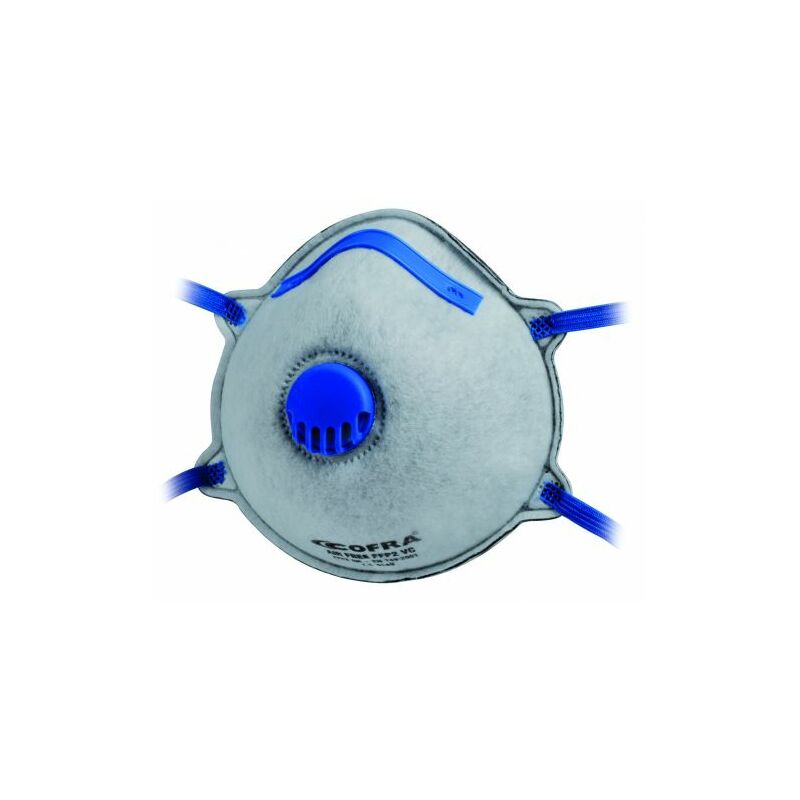 foto del prodotto mascherina prot. cofra ffp2 c/v carb.m010-k023