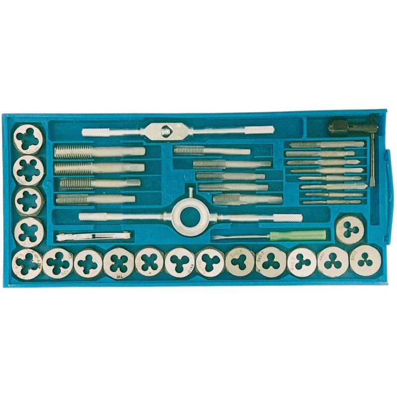 foto del prodotto maschi e filiere 3 - 12ma cromo van set 40 pz 73780