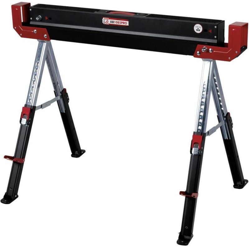 foto del prodotto maschinen ab1085pro cavalletto da lavoro regolabile in altezza, pieghevole 590 kg l x p 1085 mm x 632 mm 9.3 holzmann