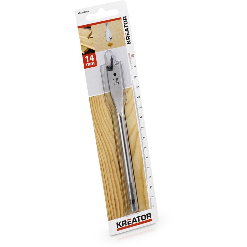 foto del prodotto maschio per legno piatto lunghezza 152 mmdiametro 14 mm