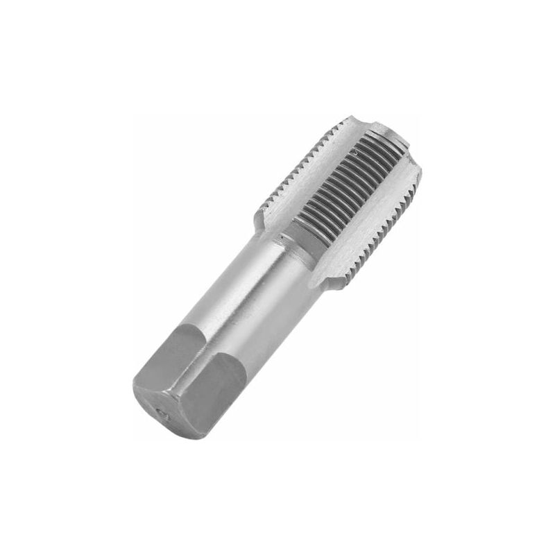 foto del prodotto maschio per tubi npt da 3 4, utensile per riparazione filettature hss standard in argento