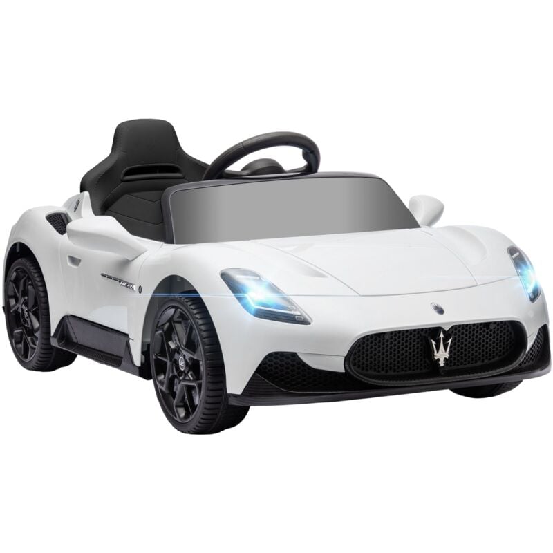 foto del prodotto maserati macchina elettrica per bambini licenza mc20 velocit 3 5km h bianco